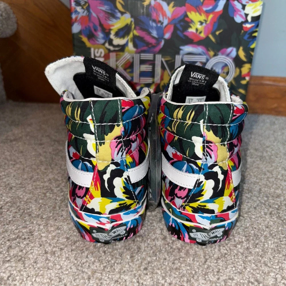 Vans x Kenzo OG Sk8-Hi LX Floral Green/True White Sneakers US Mens‎ 4 Womens 5.5
